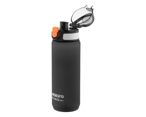 Пляшка для води Ardesto Matte 800мл чорний (AR2281ML)