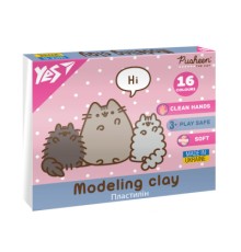 Пластилін Yes Pusheen 16 кольорів 320 г (540694)