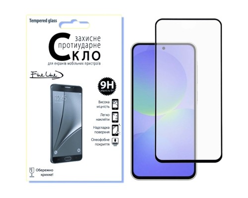 Скло захисне Fine Line Samsung Galaxy A36 Black (FL-TGFG-387)