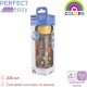 Пляшечка для годування Chicco Perfect Easy силіконова, від 4 міс. швидкий потік 330 мл (20245.10)