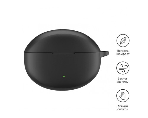 Чохол для навушників BeCover Silicon для OPPO Enco Air4 Pro Black (713222)