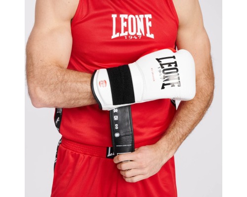 Боксерські рукавички Leone GN113 IL Tecnico N3 White 10 унцій (GN113_White_10oz)