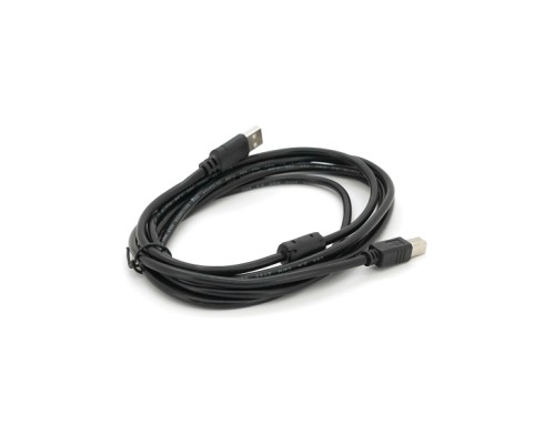 Кабель для принтера USB 2.0 AM/BM 3.0m ferrite black Voltronic (YT-AM/BM-3.0B)