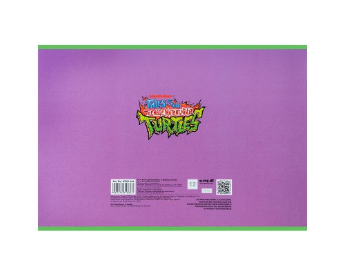 Альбом для малювання Kite Ninja Turtles, 12 аркушів (NT25-241)