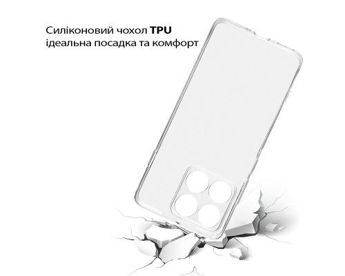 Чохол до мобільного телефона BeCover Motorola Edge 60 Pro Transparent (713775)