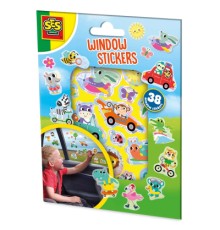 Набір для творчості Ses Creative Веселі тварини (набор наклеек на окна) (02306S)