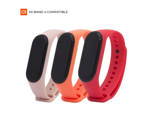 Ремінець до фітнес браслета Armorstandart комплект 3шт Xiaomi Mi Band 4/3 Sunrise (ARM56670)