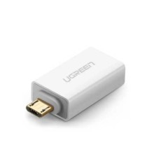 Перехідник OTG USB 2.0 AF to Micro 5P US195 white Ugreen (30529)