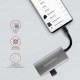 Концентратор AXAGON USB-C to 2xUSB-A + 2xUSB-C 10Gbps 0.13m gray (HMC-4G2)