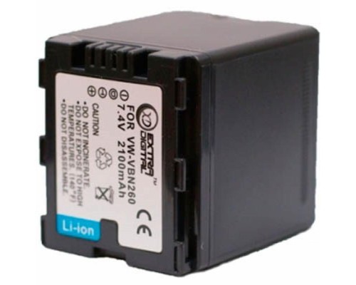 Акумулятор до фото/відео Extradigital Panasonic VW-VBN260 (DV00DV1362) 