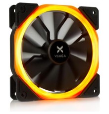 Кулер до корпусу Vinga LED fan-01 orange