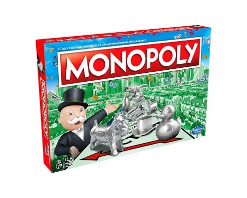 Настільна гра Hasbro Класична Монополія оновлена (українська) (C1009_657)