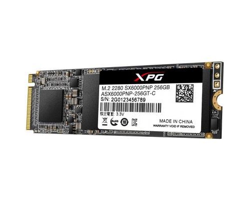 Накопичувач SSD M.2 2280 256GB ADATA (ASX6000PNP-256GT-C)