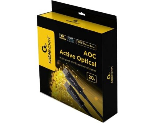 Кабель мультимедійний HDMI to HDMI 20m AOC V2.0 Cablexpert (CCBP-HDMI-AOC-20M) Кабель мультимедійний HDMI to HDMI 20m AOC V2.0 Cablexpert (CCBP-HDMI-AOC-20M)