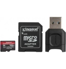 Карта пам'яті Kingston 128GB microSDXC class 10 Canvas React+ (MLPMR2/128GB)