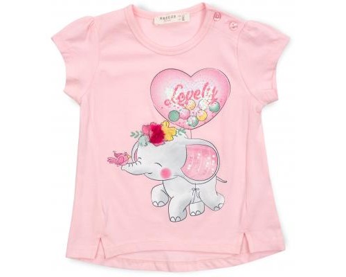 Набір дитячого одягу Breeze зі слоником (13376-92G-pink)