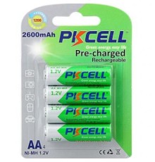 Акумулятор PkCell AA R6 NiMH 2600mAh * 4 (PC/AA2600-4BA)