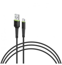 Дата кабель USB 2.0 AM to Type-C 0.2m CBFLEXT0 black Intaleo (1283126487446)