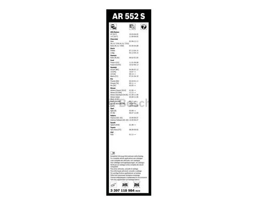 Щітка склоочисника Bosch 3 397 118 984