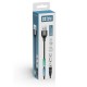 Дата кабель USB 2.0 AM to Lightning + Micro 5P + Type-C 1.0m Magnetic ColorWay (CW-CBUU038-BK)