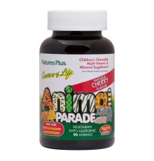 Мультивітамін Natures Plus Дитячі Жувальні Мультівітаміни, Смак Вишні, Source of L (NAP-29970)
