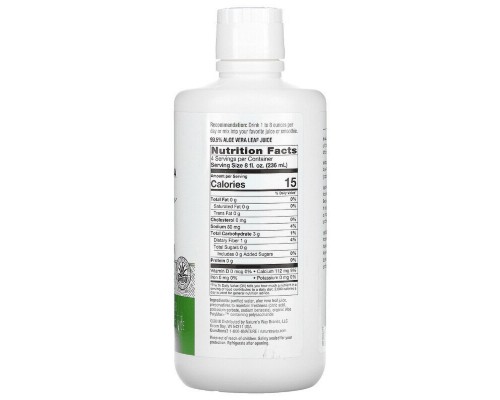 Трави Nature's Way Алое віра органічний сік, Aloe Vera, Leaf Juice 1000 мл (NWY-14280)