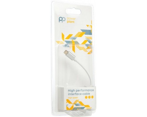 Перехідник PowerPlant USB Type-C 3.1 Thunderbolt 3 (M) - DisplayPort (F), 4K, 0.15 (CA911851)