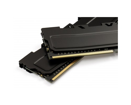 Модуль пам'яті для комп'ютера DDR4 16GB (2x8GB) 3200 MHz Black Kudos eXceleram (EKBLACK4163222AD)