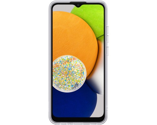 Чохол до мобільного телефона Samsung A03 Soft Clear Cover Transparent (EF-QA035TTEGRU)