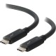 Дата кабель USB-C to USB-C 2.0m Thunderbolt 3 20Gbps C2G (CG88839)