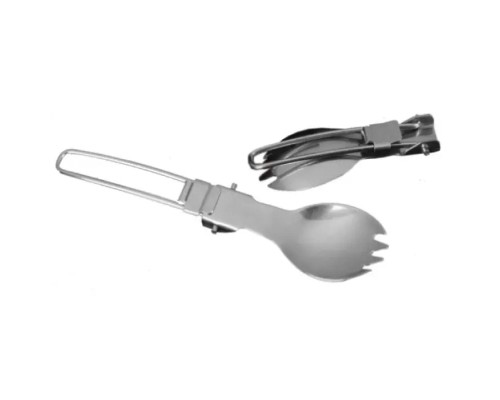 Ложка-виделка туристична Tramp складана металева (UTRC-042)