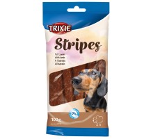 Ласощі для собак Trixie Stripes з ягням 100 г (10 шт) (4011905317724)
