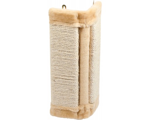 Дряпка (кігтеточка) для котів Природа ДУ настінна кутова (бежева) (4820157403419)