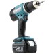 Шуруповерт Makita DDF453SYX4, 18В, 1.5Ah х 2шт, кейс (DDF453SYX4)