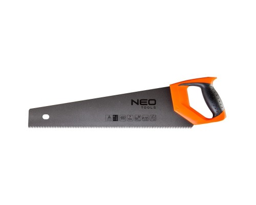 Ножівка Neo Tools по дереву, 450 мм, 7TPI, PTFE (41-016)