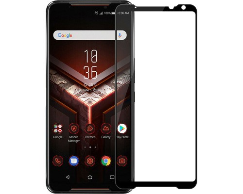 Скло захисне PowerPlant Full screen Asus ROG Phone 2, Black (GL607433)