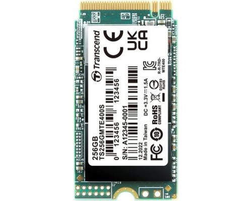Накопичувач SSD M.2 2242 256GB Transcend (TS256GMTE400S)