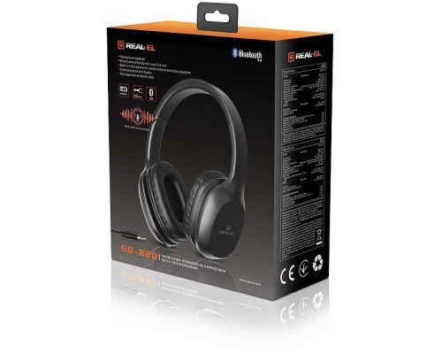 Навушники REAL-EL GD-820 Black