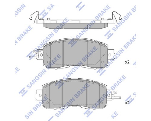 Гальмівні колодки HI-Q SP1765