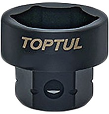 Головка торцева Toptul ударна низькопрофільна з 6-гр. хвостовиком 1/2