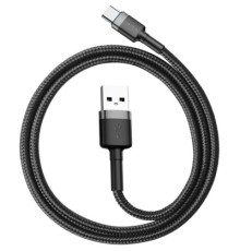 Дата кабель USB 2.0 AM to Type-C 2.0m 2A Gray-Black Baseus (CATKLF-CG1)