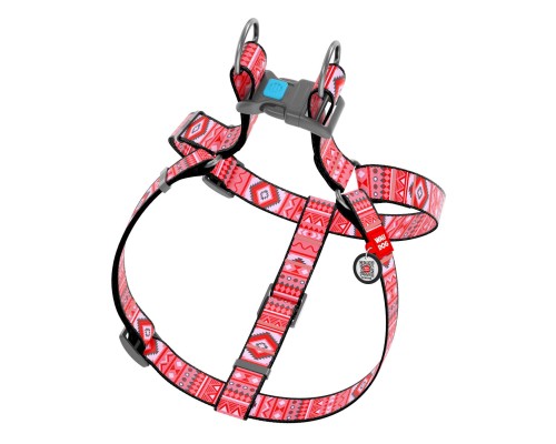 Шлея для собак WAUDOG Nylon анатомічна з QR паспортом 