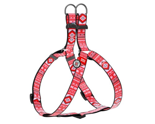 Шлея для собак WAUDOG Nylon анатомічна з QR паспортом 