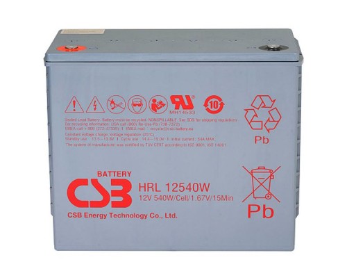 Батарея до ДБЖ CSB HRL12540W, 12V 130Ah (HRL12540W) 