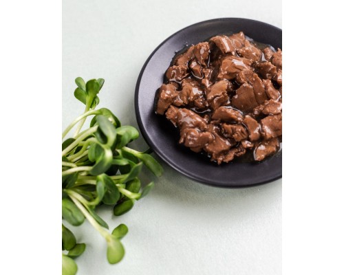 Вологий корм для кішок Savory лосось з горошком у соусі 85 г (4820261920116)