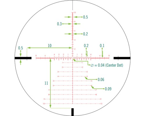 Оптичний приціл Vortex Strike Eagle 3-18x44 FFP сітка EBR-7C c підсвічуванням (SE-31802)
