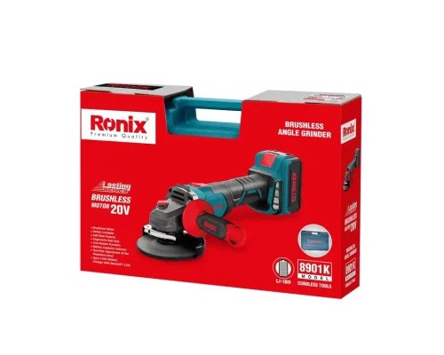 Шліфувальна машина Ronix акумуляторна 20В, 4Ah х 2 (8901K)