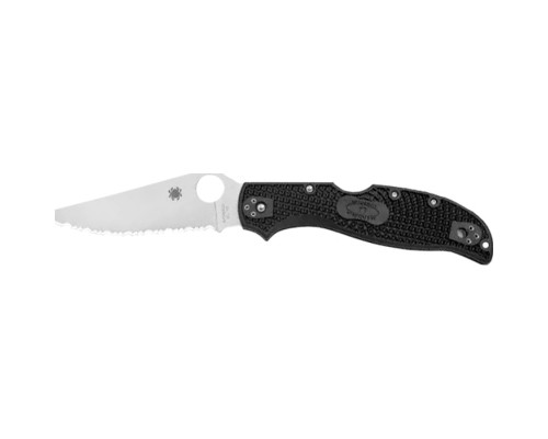 Ніж Spyderco Strech 2 XL Serrated Black (C258SBK)