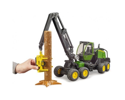 Спецтехніка Bruder Харвестер John Deere 1270G з 1 колодою (02135)