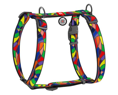 Шлея для собак WAUDOG Nylon анатомічна H-подібна 